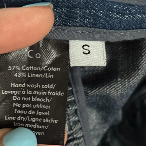 NWT Co. x Francois Girbaud Blue Denim Dress Size S